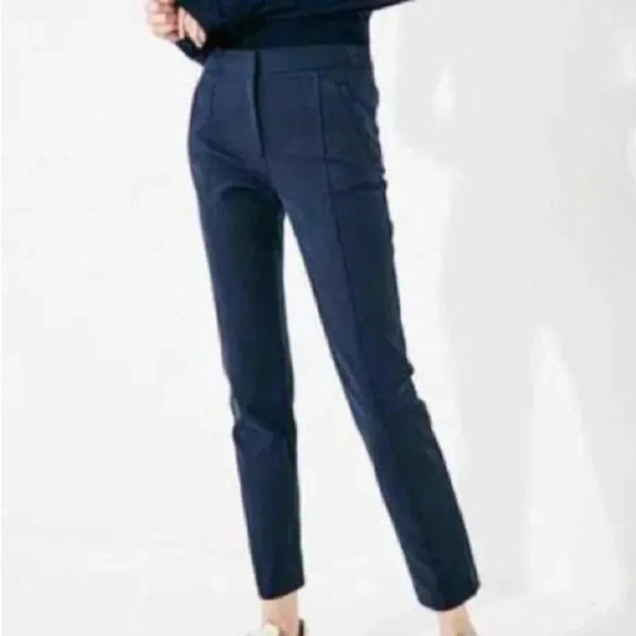 Tory Burch Vanner Dark Denim Trouser - Size 26 - Picture 1 of 9